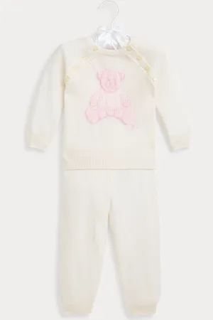 Ralph Lauren Set van kasjmier broek en trui