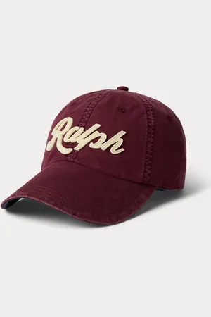 Ralph Lauren Poplin pet met lange klep