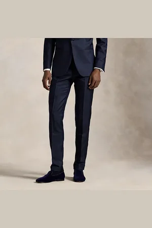 Ralph Lauren Smokingbroek van zijdemix