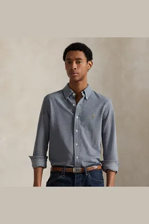 Ralph Lauren Gebreid Oxford overhemd
