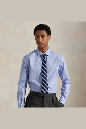 Ralph Lauren Custom fit geruit poplin overhemd