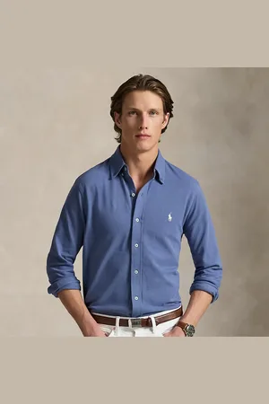 Ralph Lauren Vederlicht mesh overhemd