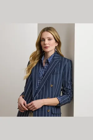 Ralph Lauren Gestreepte double-breasted blazer