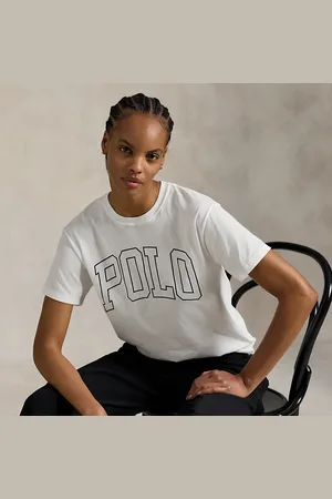 Ralph Lauren Katoenen jersey T-shirt met ronde hals