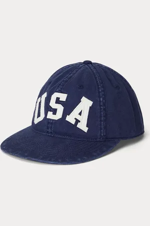Ralph Lauren Geappliceerde keperstof baseballpet