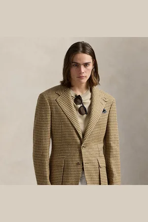 Ralph Lauren De RL67 jas met pied-de-poule-motief