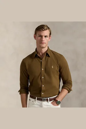 Ralph Lauren Vederlicht mesh overhemd