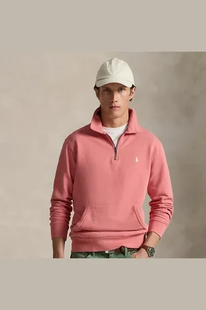 Ralph Lauren Loopback fleece sweatshirt met kwartrits