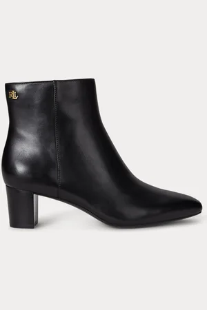 Ralph Lauren Demi gepolijst leren laarsje