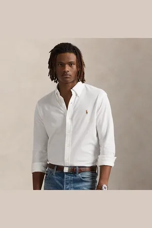 Ralph Lauren Gebreid Oxford overhemd
