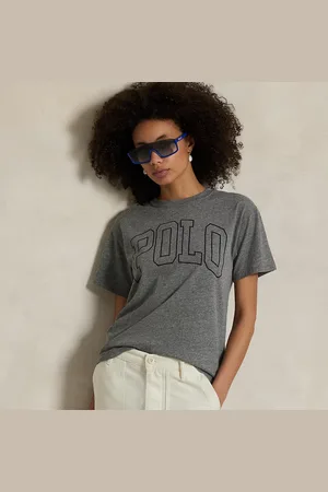 Ralph Lauren Jersey T-shirt met ronde hals en logo