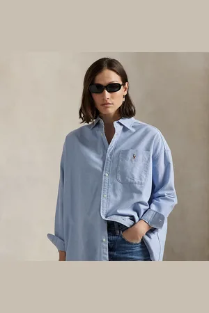 Ralph Lauren Big fit katoenen Oxford overhemd