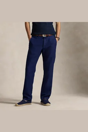Ralph Lauren Straight fit pied-de-poule keper broek