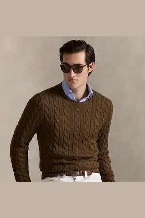 Ralph Lauren Kabelgebreide katoenen trui