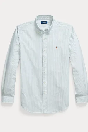 Ralph Lauren Custom fit gestreept Oxford overhemd