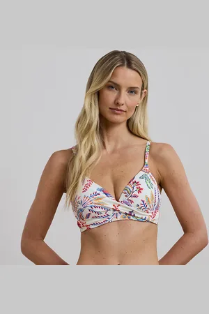 Ralph Lauren Gebloemde bikinitop met twist voor