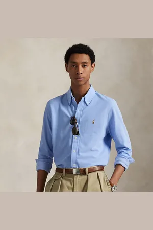Ralph Lauren Gebreid Oxford overhemd
