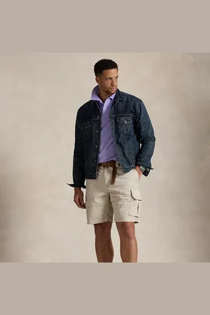 Ralph Lauren Grotere Maten - Gellar relaxed fit keperstof cargo short