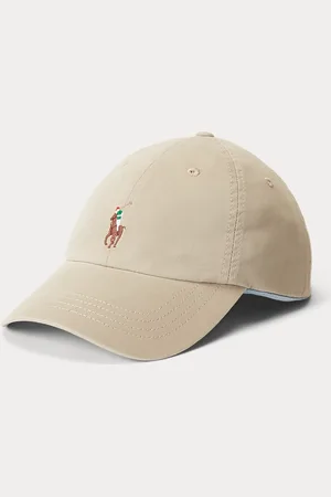 Ralph Lauren Katoenen keperstof baseballpet met Pony