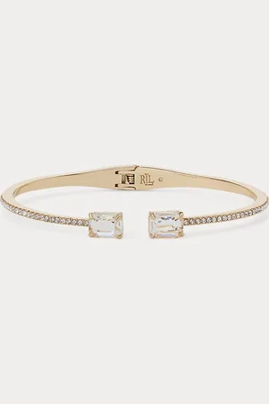 Ralph Lauren Vergulde armband met pavégezette stenen