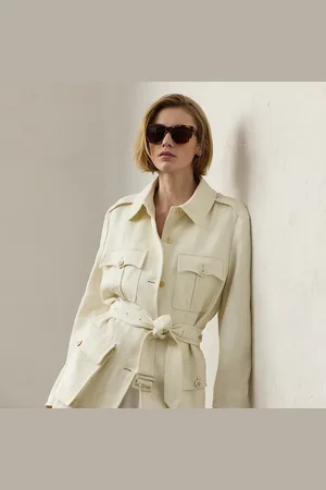 Ralph Lauren Sydney linnen mandweefsel veldjas