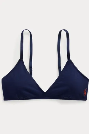 Ralph Lauren Driehoekige bralette met geschulpte rand