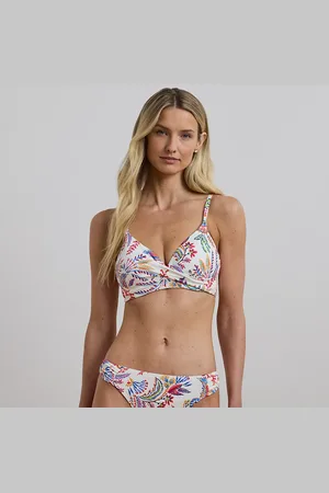 Ralph Lauren Gebloemd hipster bikinibroekje met twist