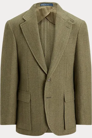Ralph Lauren Het RL67 tweed colbert met textuur