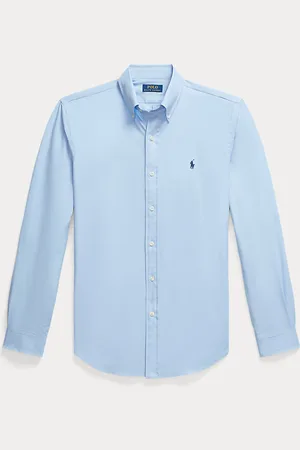 Ralph Lauren Custom fit poplin overhemd met stretch