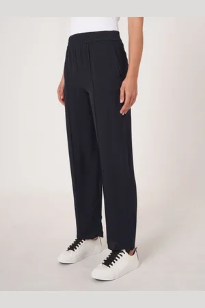 REPEAT cashmere Losse zijden broek