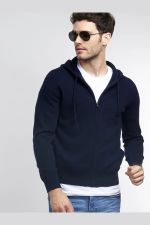 REPEAT cashmere Zip-hoodie van cashmere