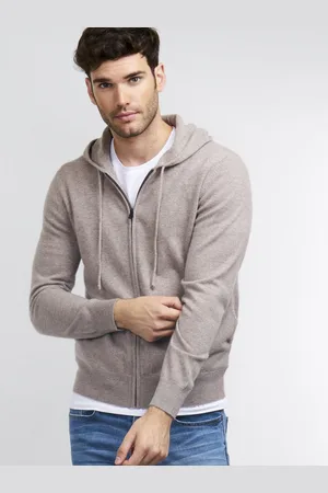 REPEAT cashmere Zip-hoodie van cashmere
