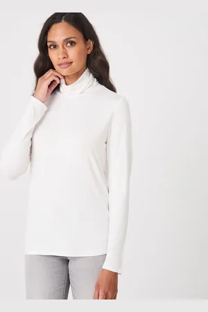 REPEAT cashmere Coltrui van elastische jersey