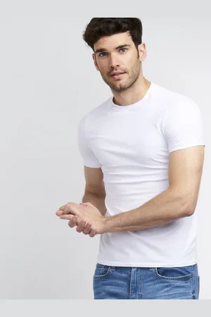 REPEAT cashmere Basic heren T-shirt