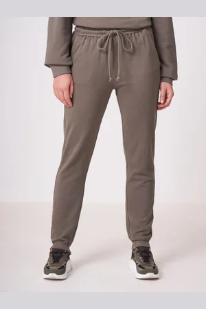 REPEAT cashmere Joggingbroek van zuiver katoen