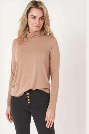 REPEAT cashmere Coltrui van elastische jersey