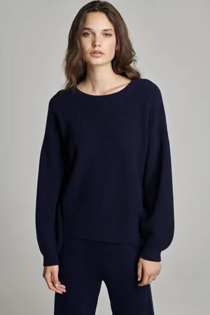 REPEAT cashmere Grof gebreide cashmere trui