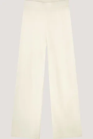 REPEAT cashmere Wijde cashmere broek