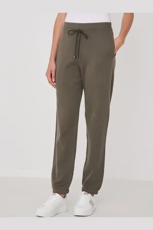 REPEAT cashmere Gebreide joggingbroek van biologisch katoen melange