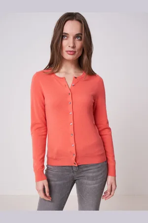 REPEAT cashmere Basic vest met ronde hals van zuiver cashmere