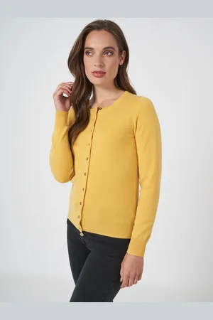 REPEAT cashmere Basic vest met ronde hals van zuiver cashmere