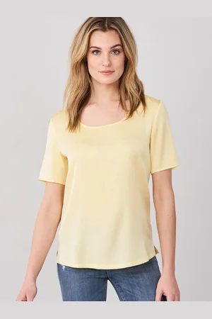 REPEAT cashmere T-Shirt van zijde