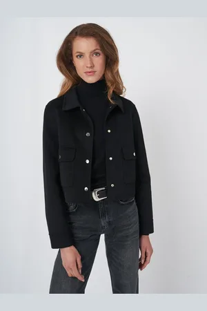 REPEAT cashmere Korte jas van wolmix