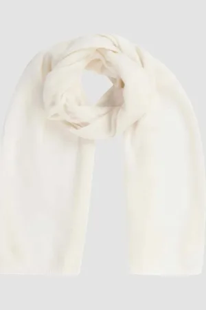 REPEAT cashmere Fijngebreide organisch cashmere sjaal
