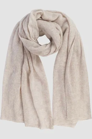 REPEAT cashmere Oversized sjaal met ribdetails