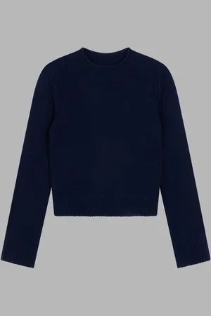REPEAT cashmere Chunky knit cashmere trui met hoge kraag