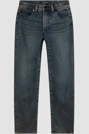 REPEAT cashmere Jeans met brede pijpen
