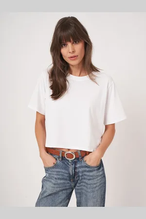 REPEAT cashmere Boxy loose fit T-shirt