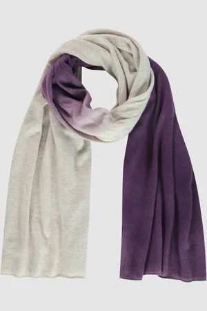 REPEAT cashmere Dip dye sjaal van biologisch cashmere
