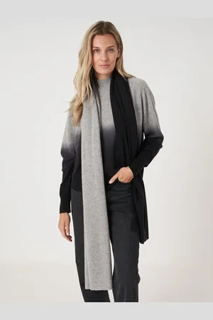 REPEAT cashmere Dip dye sjaal van biologisch cashmere